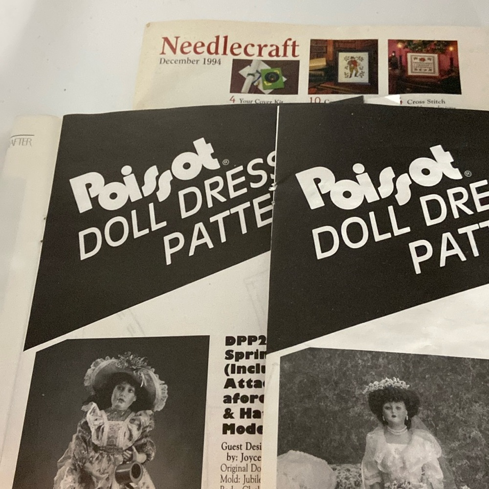 Doll clothes & Needlecraft beautiful designs & projects from magazines